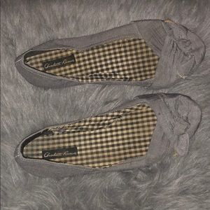 Charlotte Russe grey flats